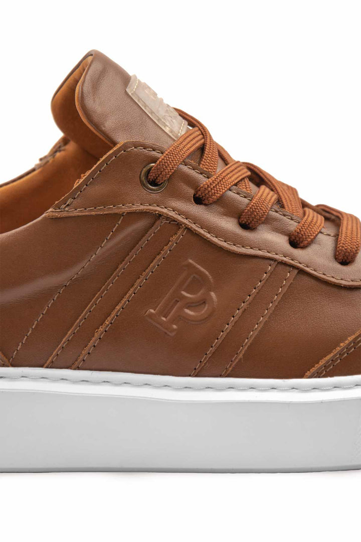 Pegia Bold Genuine Leather Sneaker 500990  - Chestnut