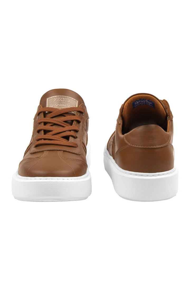 Pegia Bold Genuine Leather Sneaker 500990  - Chestnut