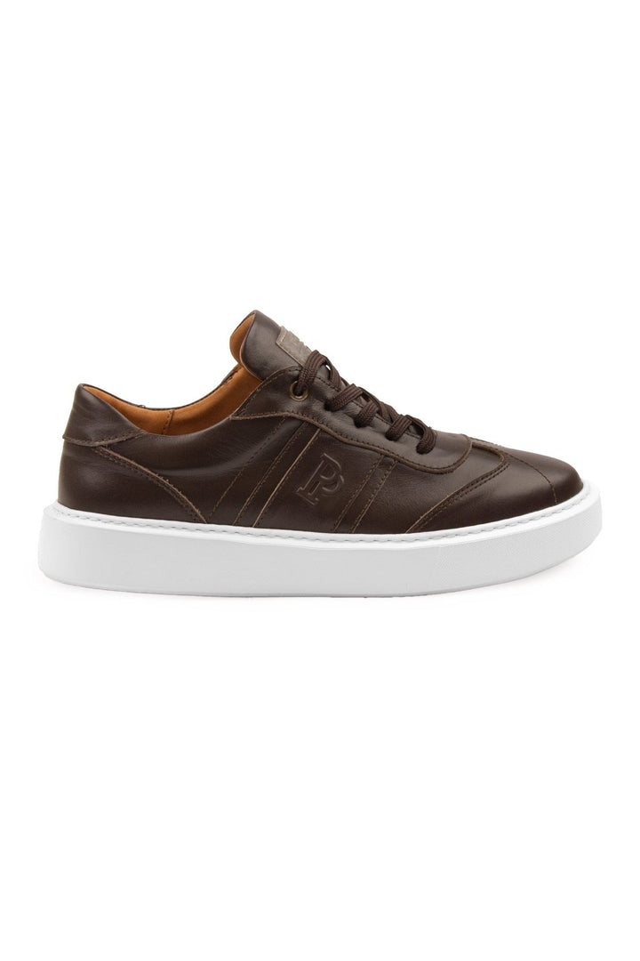 Pegia Bold Genuine Leather Sneaker 500990  - Choco