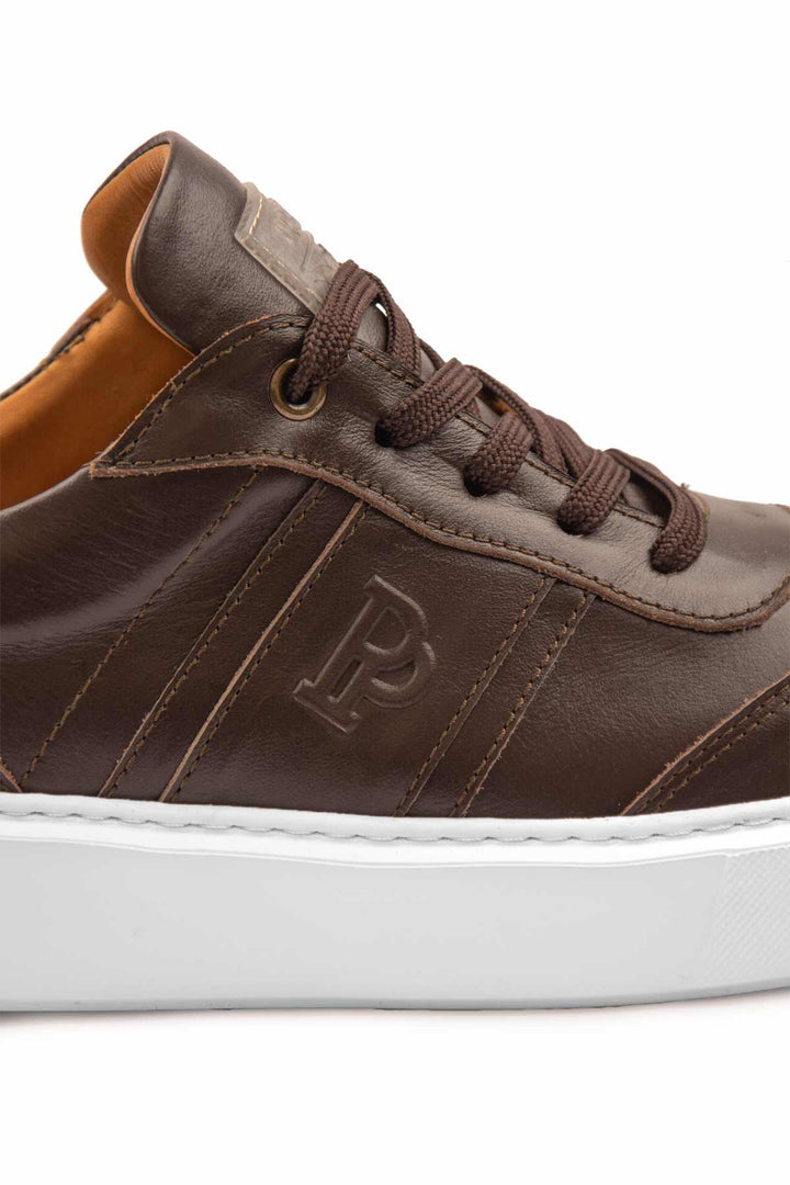 Pegia Bold Genuine Leather Sneaker 500990  - Choco