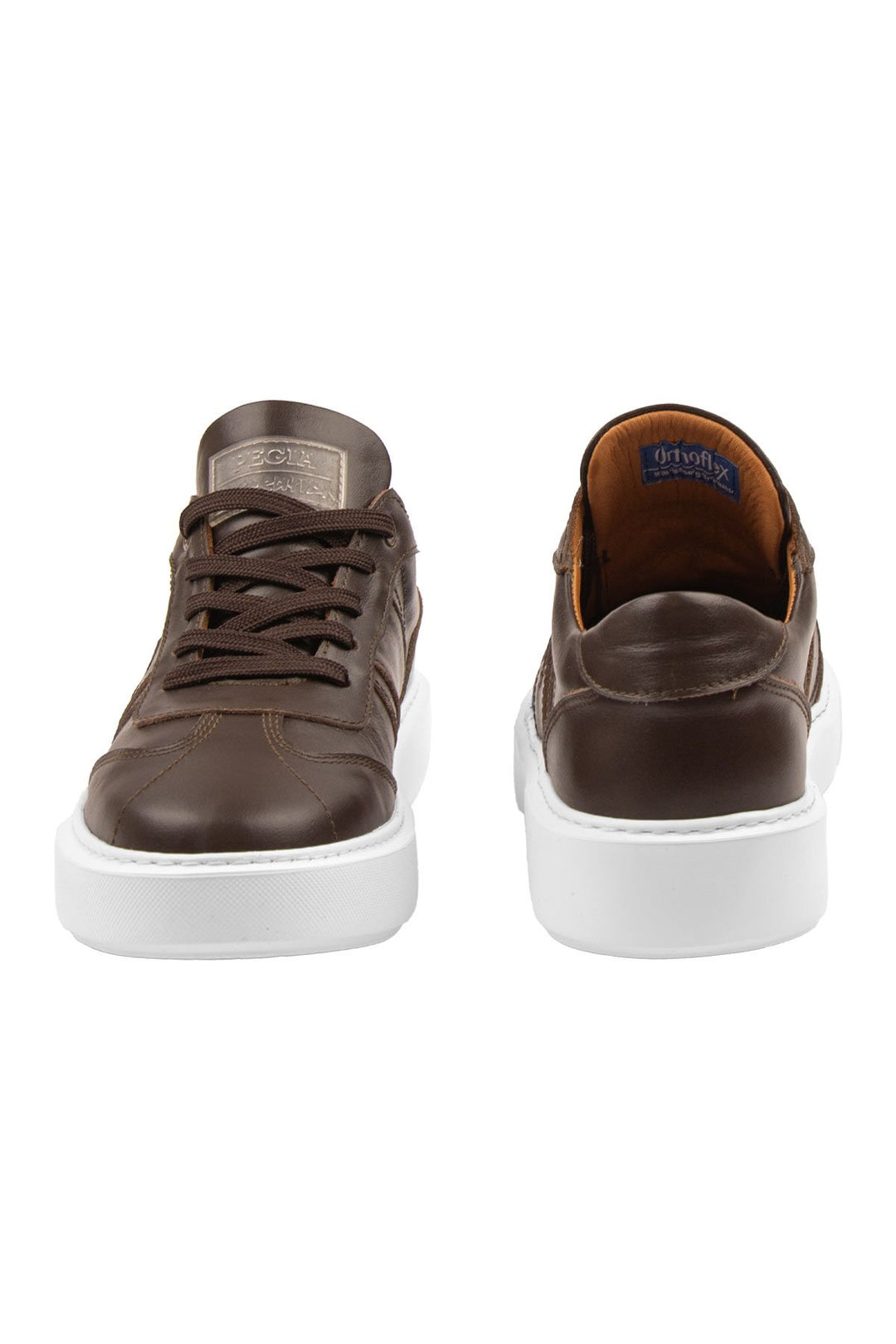 Pegia Bold Genuine Leather Sneaker 500990  - Choco