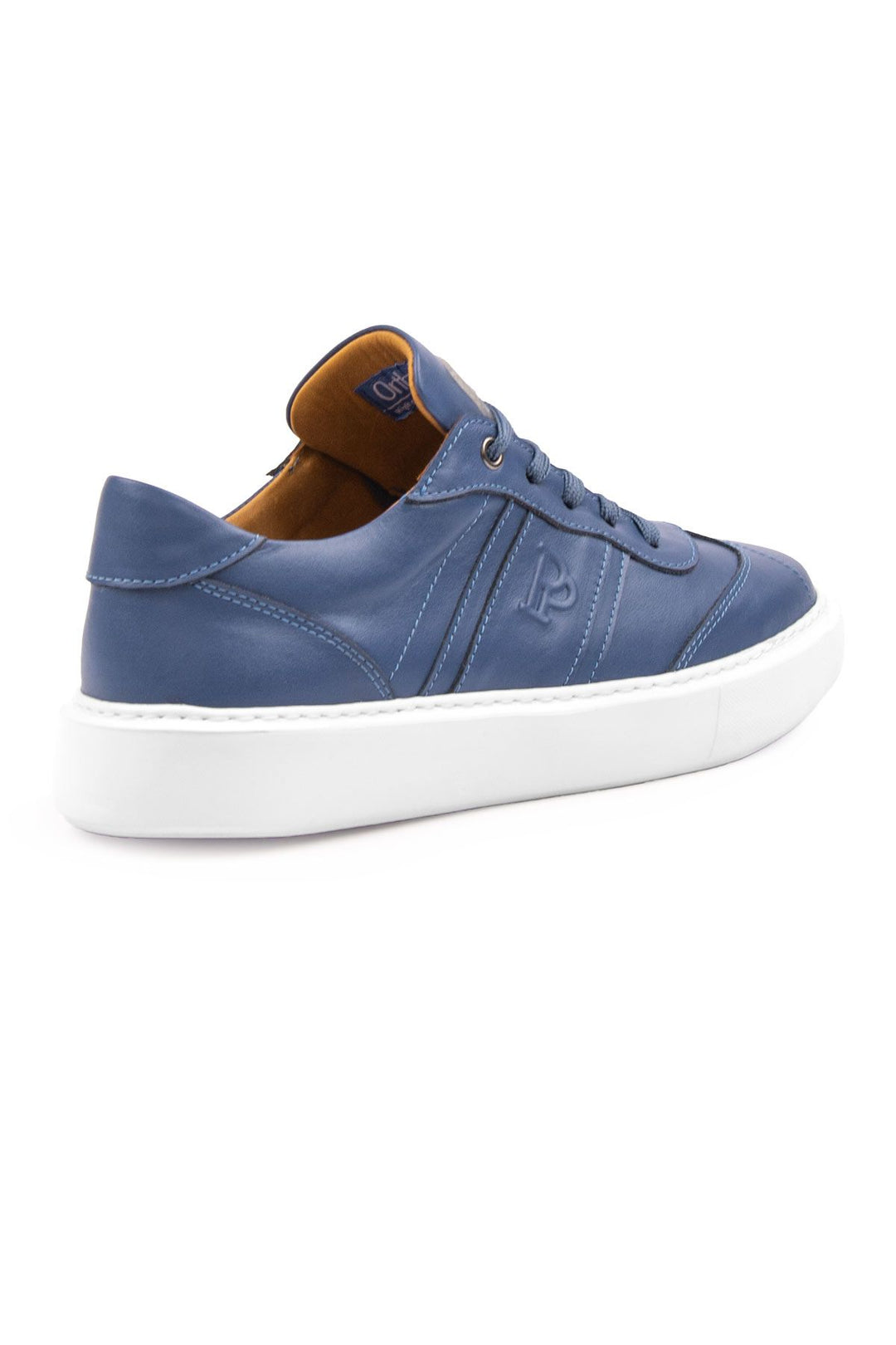 Pegia Bold Genuine Leather Sneaker 500990  - Blue