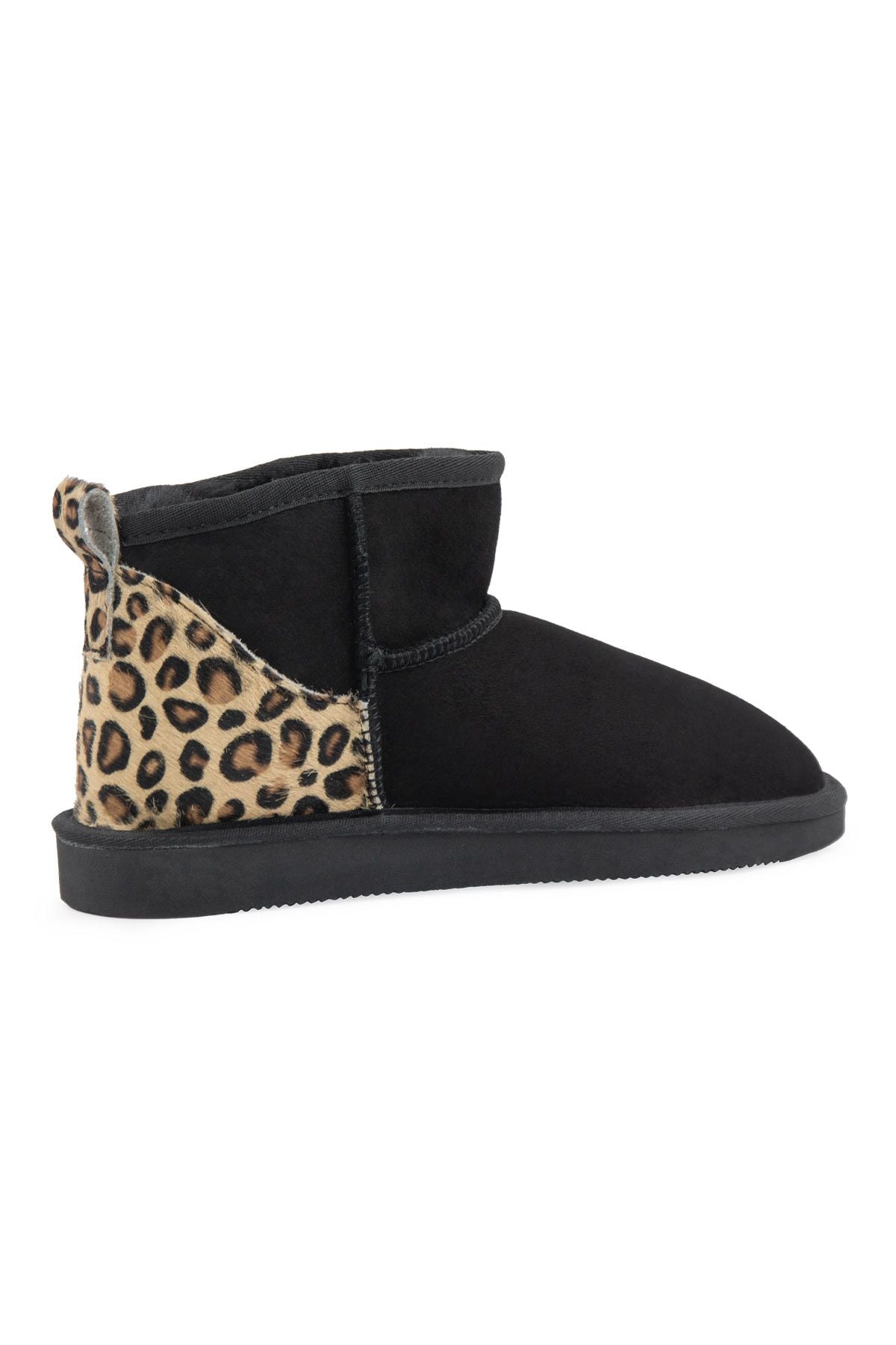 Pegia Cavallino Sheepskin Mini Boots 191135  - Black
