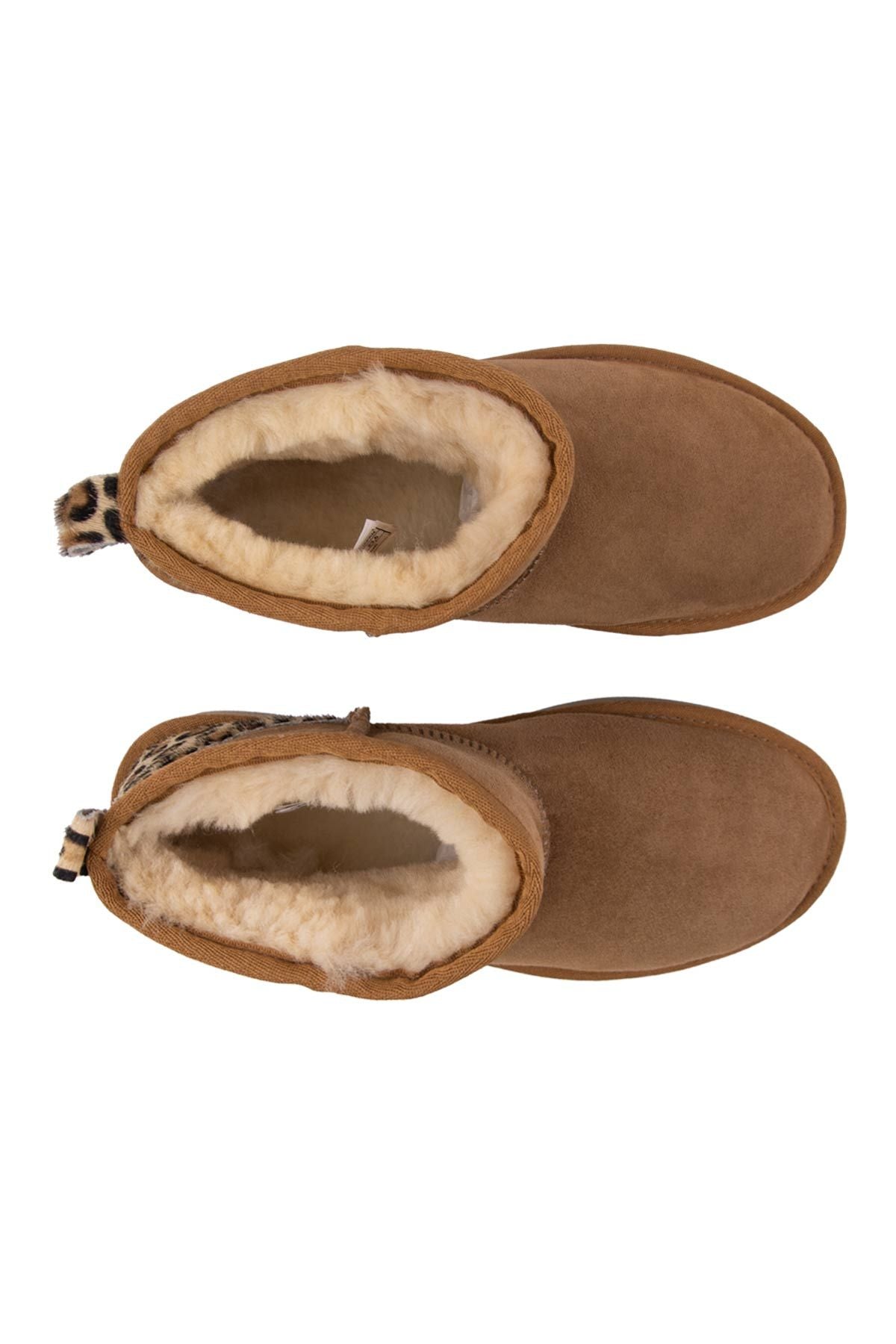 Pegia Cavallino Sheepskin Mini Boots 191135  - Chestnut