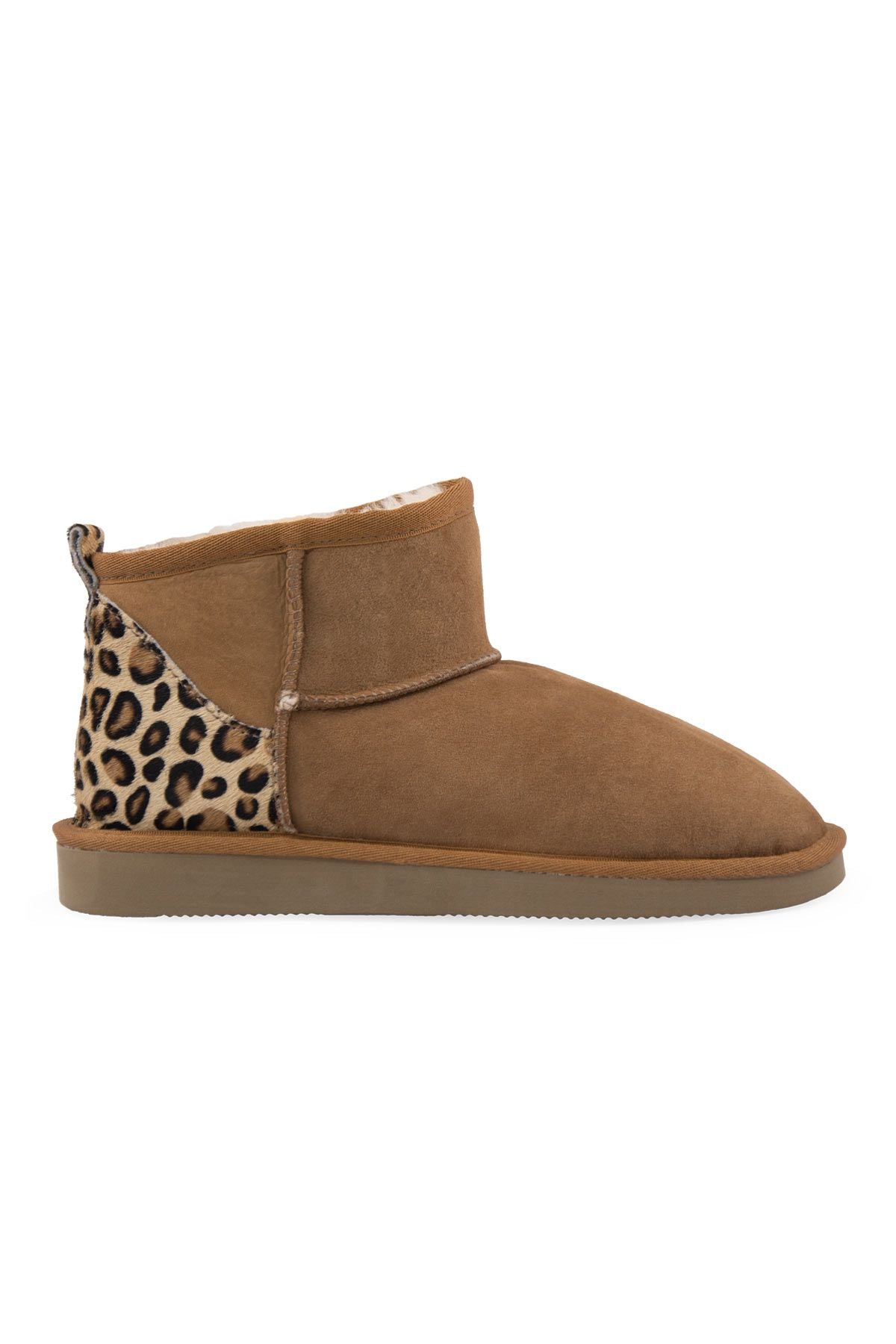 Pegia Cavallino Sheepskin Mini Boots 191135  - Chestnut