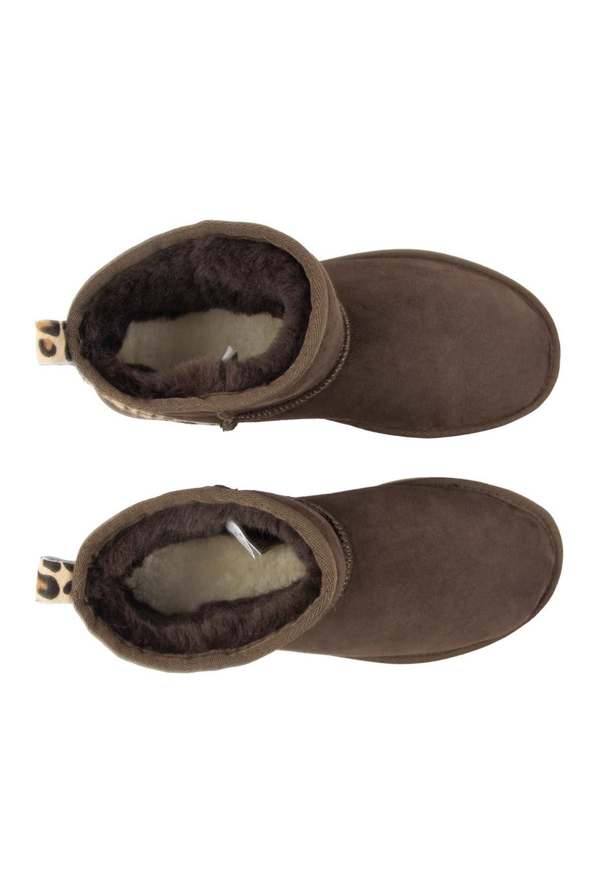 Pegia Cavallino Sheepskin Mini Boots 191135  - Choco