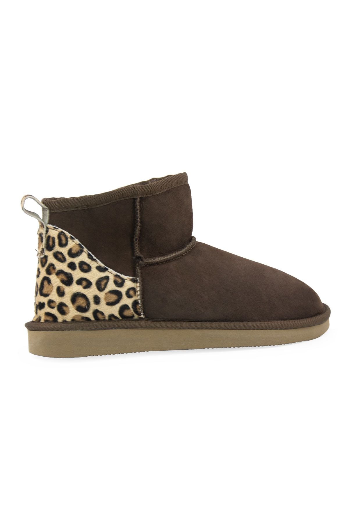 Pegia Cavallino Sheepskin Mini Boots 191135  - Choco