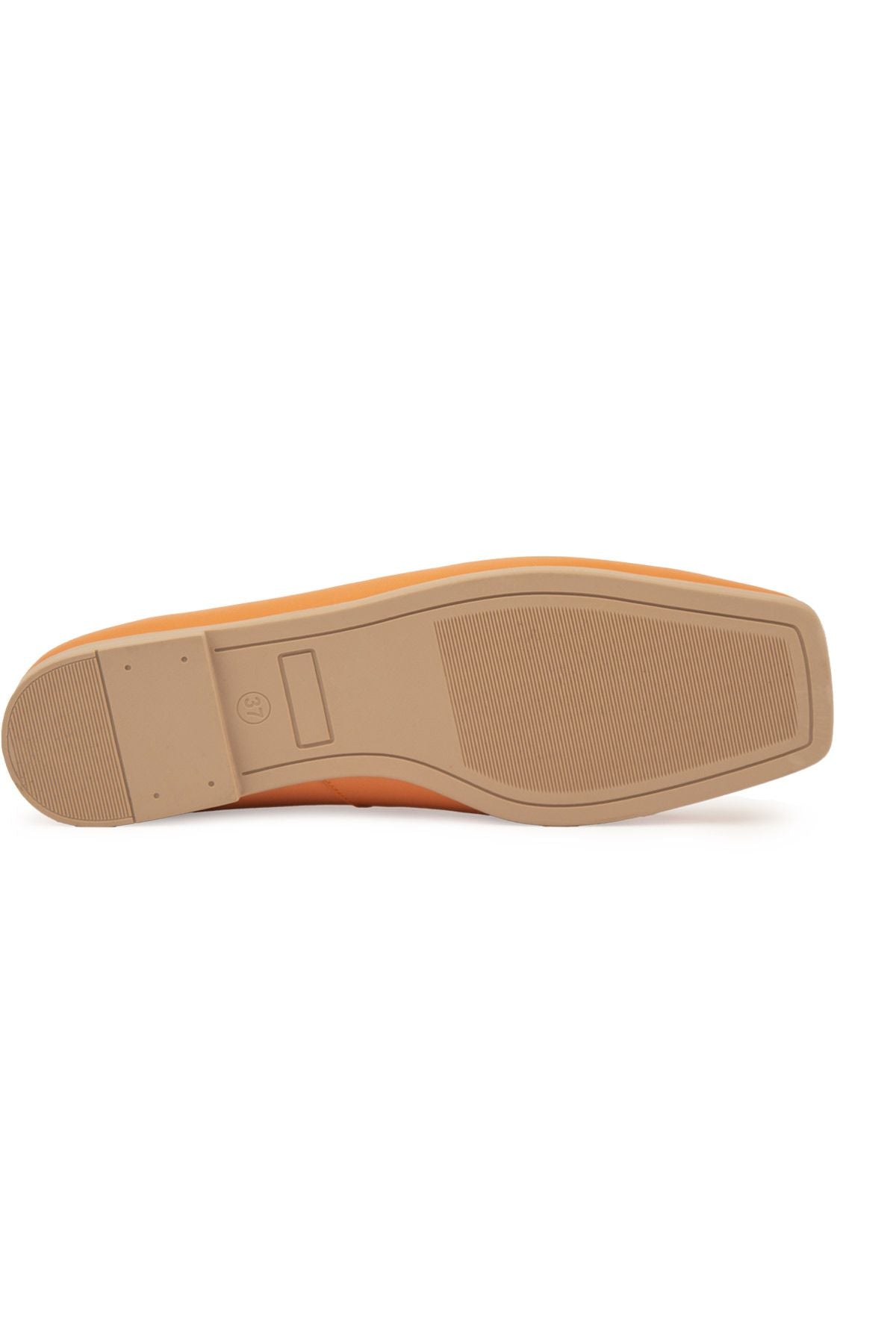 Pegia Leather Bow Women's Ballerina DG6031  - Orange