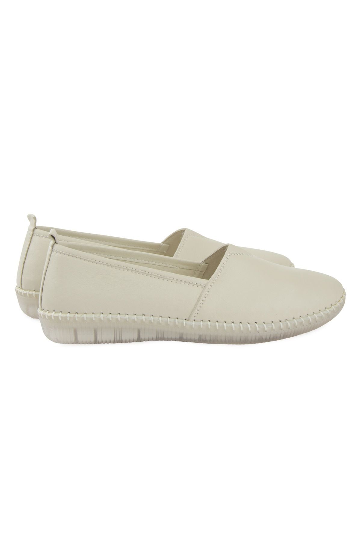 Pegia Women's Genuine Leather Shoe DG6097  - Beige