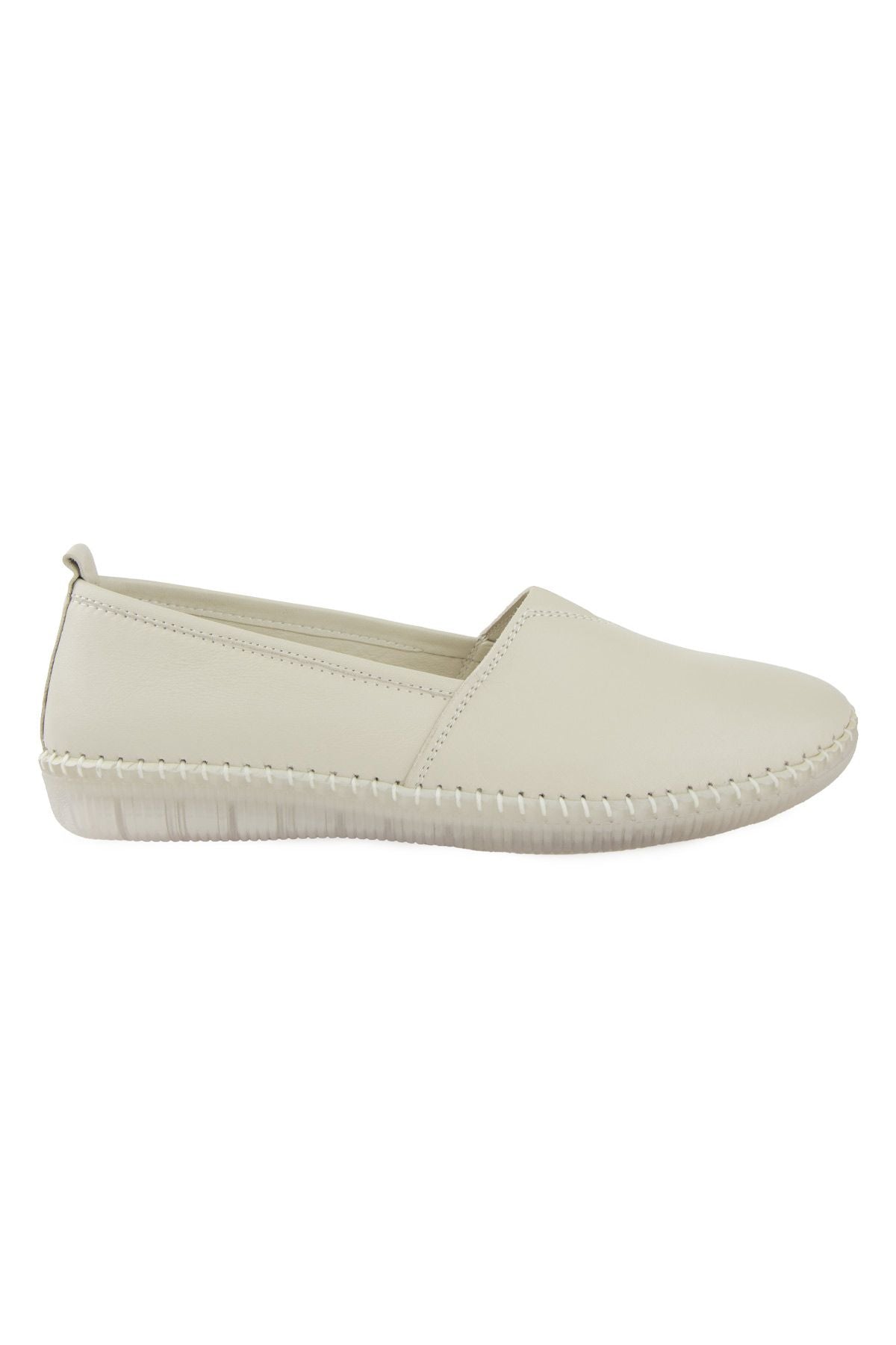 Pegia Women's Genuine Leather Shoe DG6097  - Beige