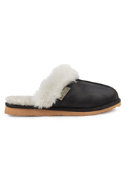Pegia Women's Leather Slippers 191207  - Grey