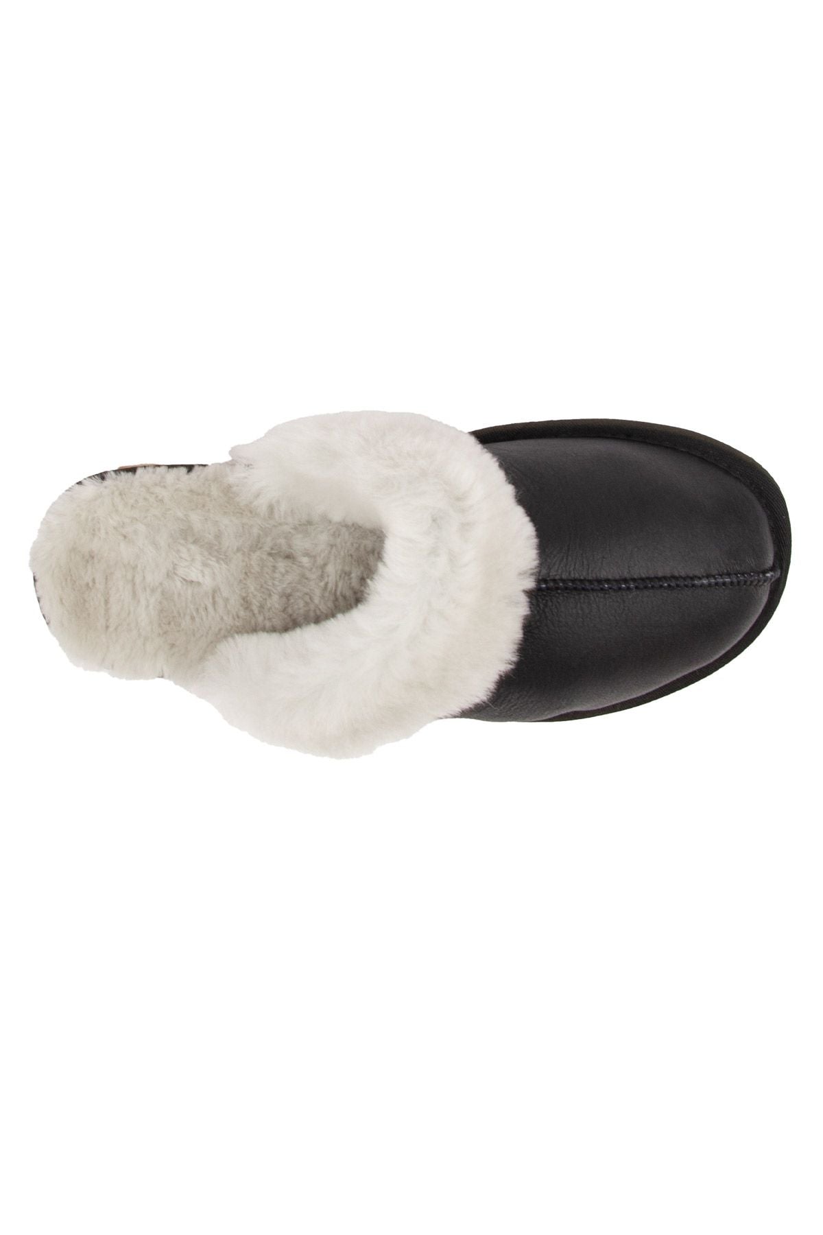 Pegia Women's Leather Slippers 191207  - Grey