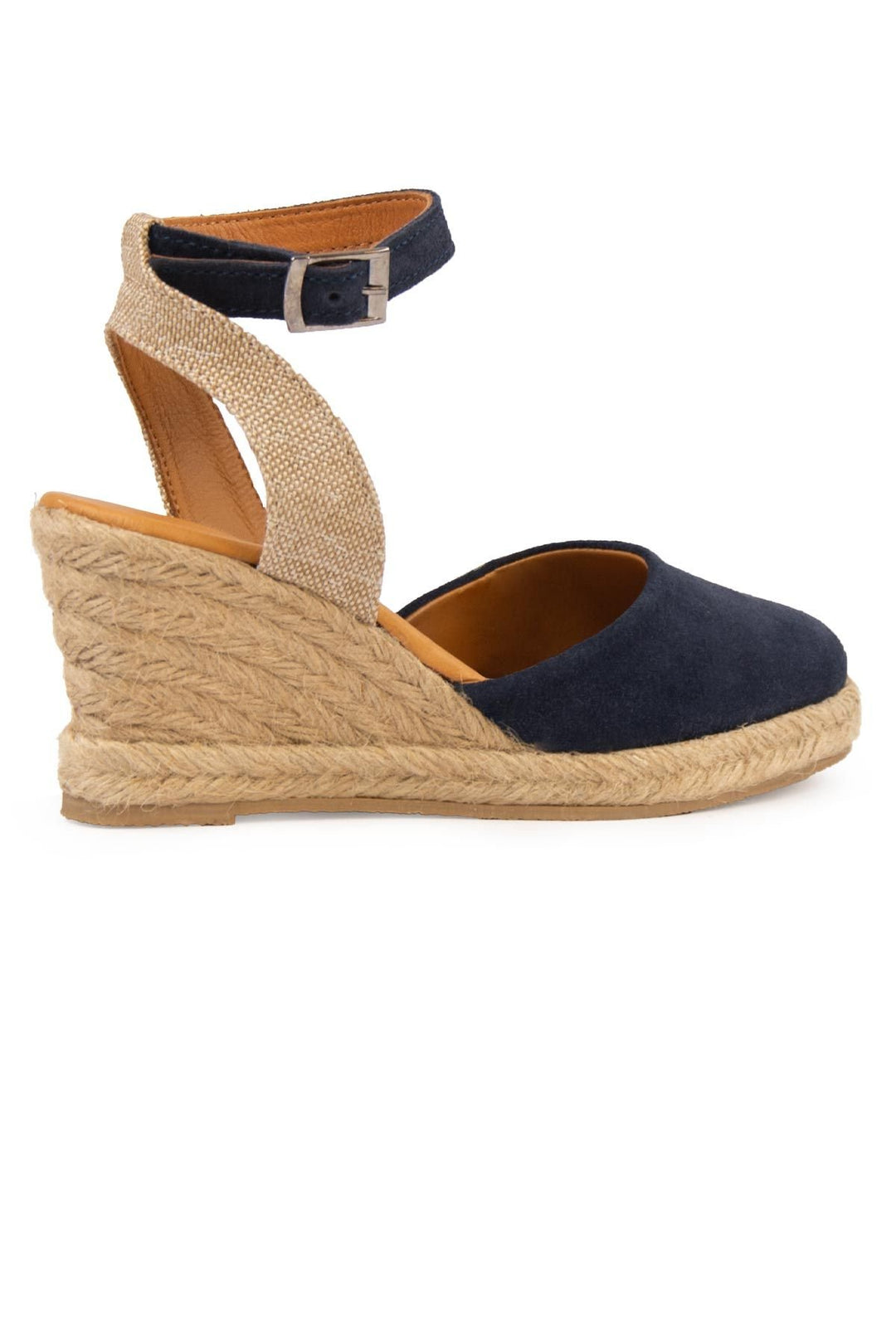 Pegia Wedge Heel Espadrille Sandals DG6038  - Navy