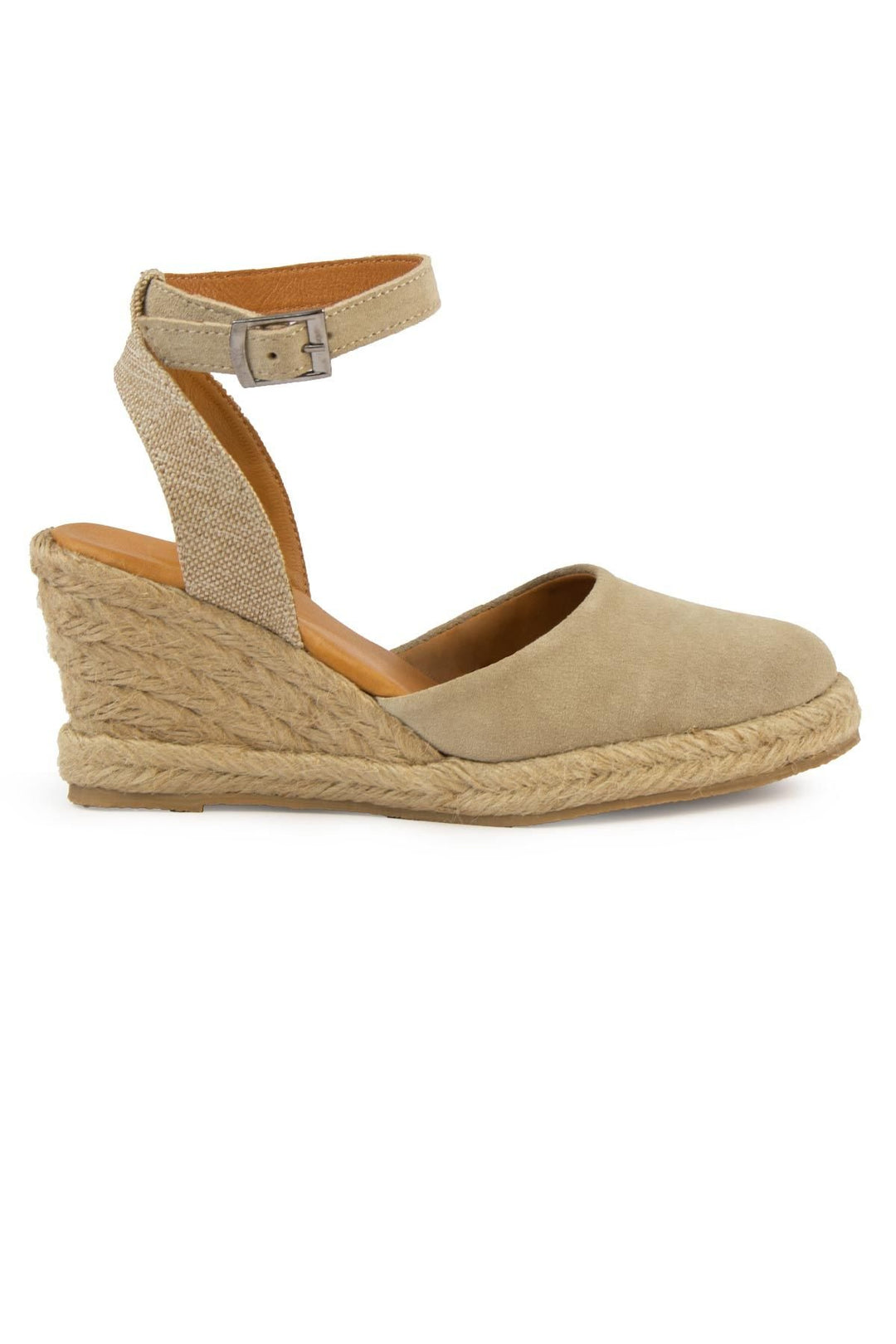 Pegia Wedge Heel Espadrille Sandals DG6038  - Stone