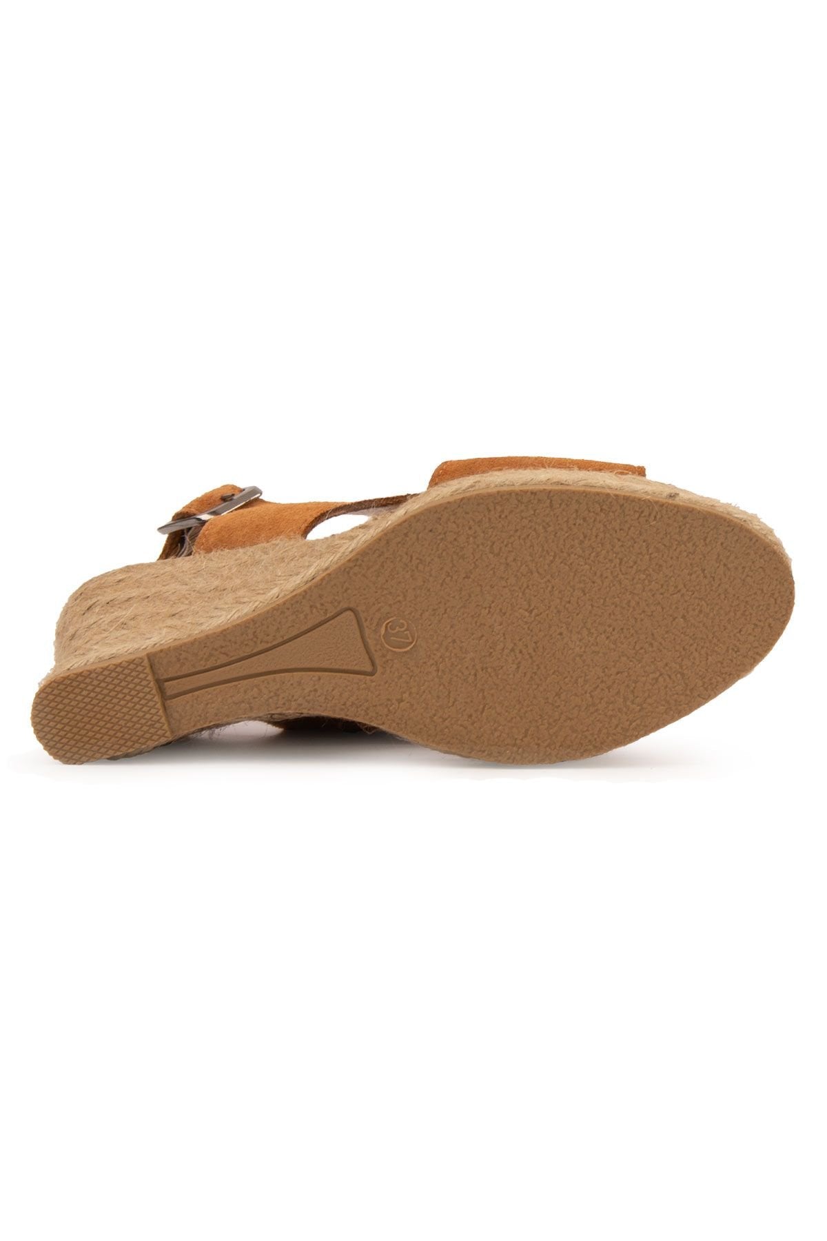Pegia Wedge Heel Espadrille Sandals DG6040  - Chestnut