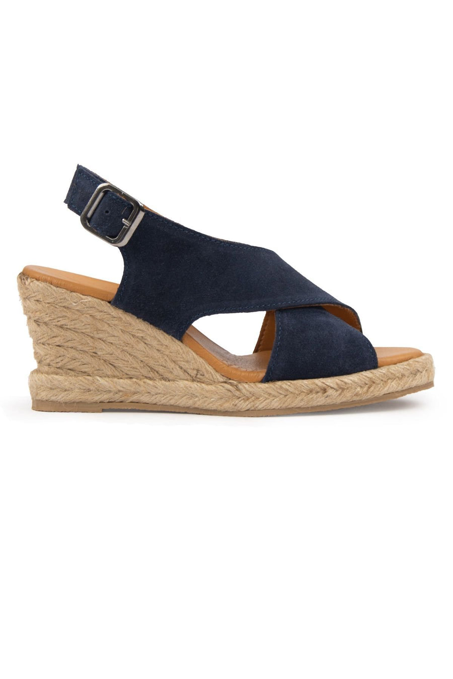 Pegia Wedge Heel Espadrille Sandals DG6040  - Navy