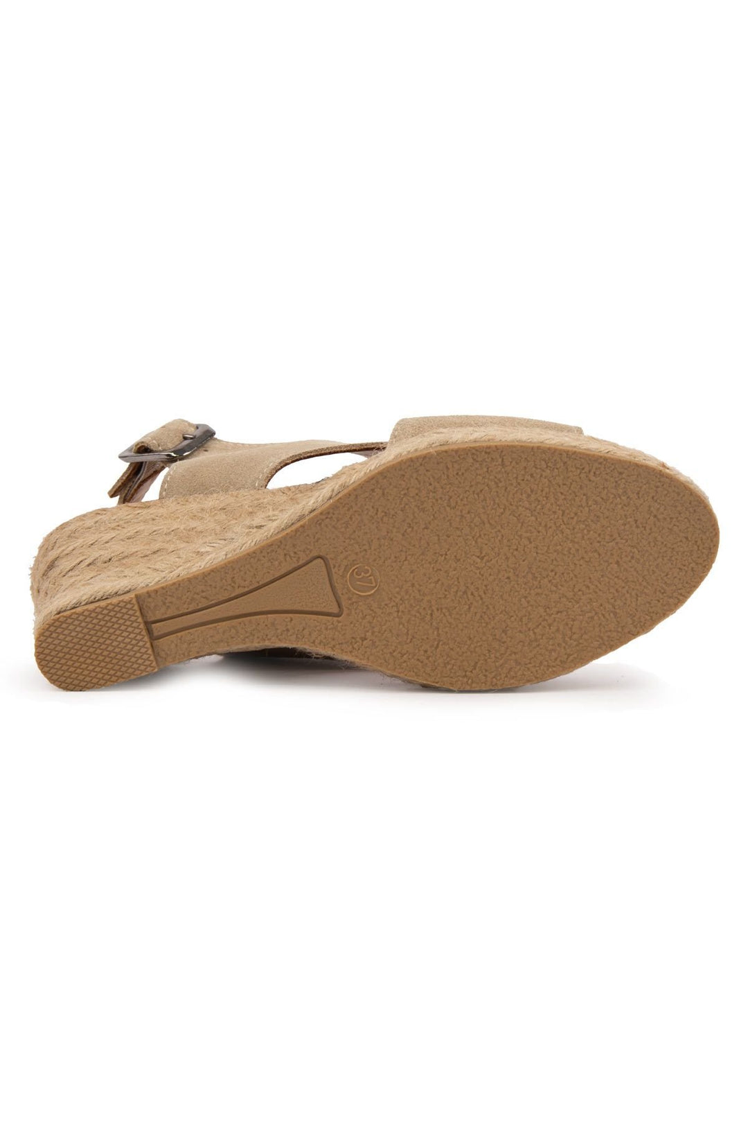 Pegia Wedge Heel Espadrille Sandals DG6040  - Stone