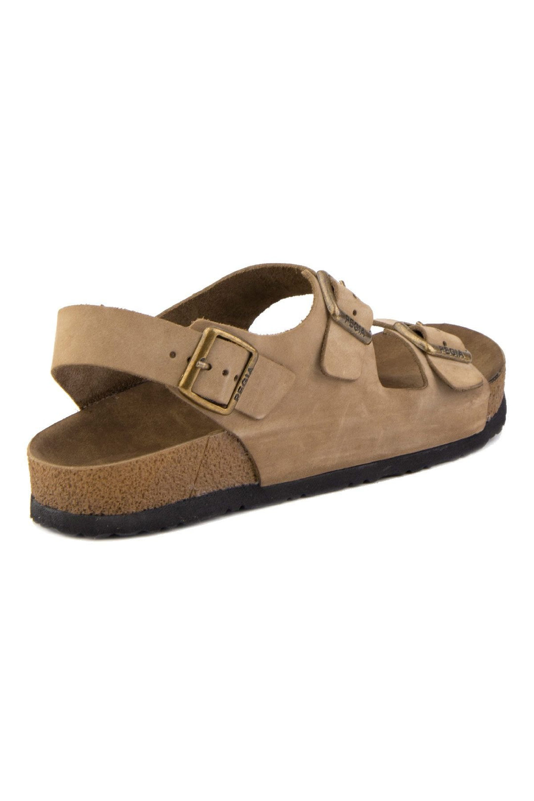 Pegia Men's Genuine Leather Sandals 215024  - Latte