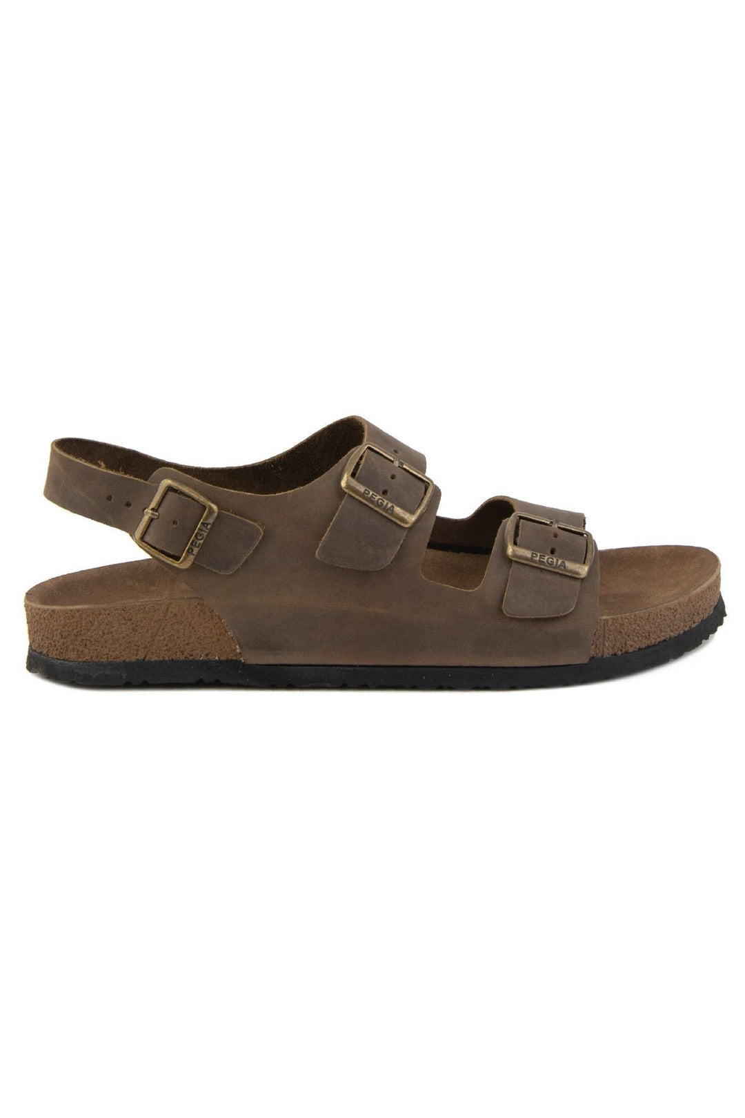Pegia Men's Genuine Leather Sandals 215024  - Stone
