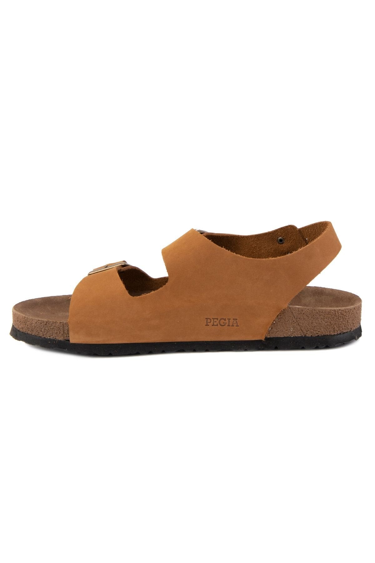 Pegia Men's Genuine Leather Sandals 215024  - Chestnut