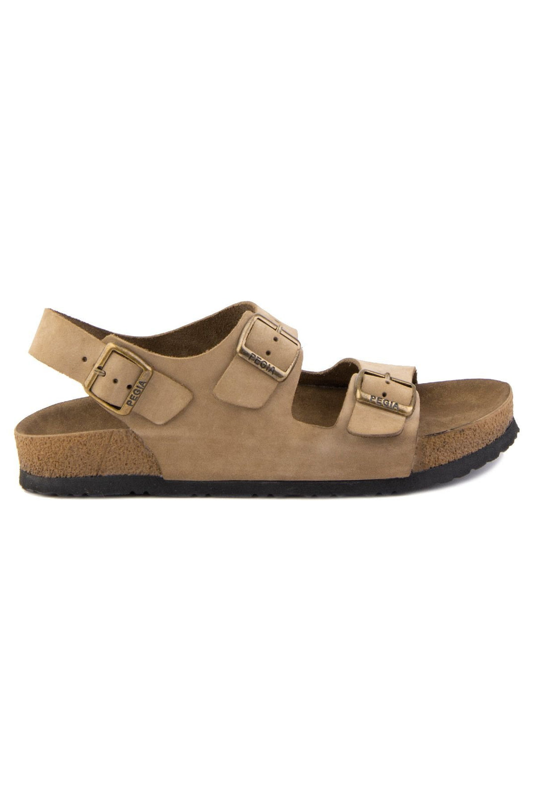 Pegia Men's Genuine Leather Sandals 215024  - Latte