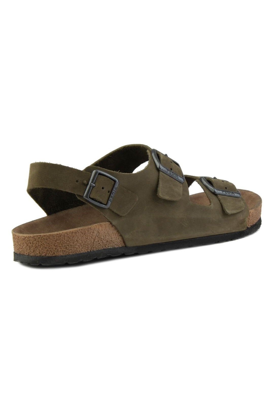 Pegia Men's Genuine Leather Sandals 215024  - Khaki