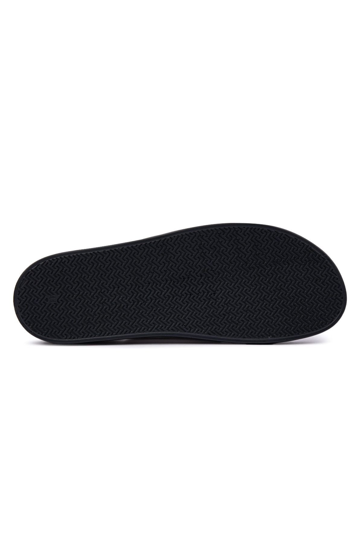 Pegia Men's Leather Strap Slippers 215027  - White