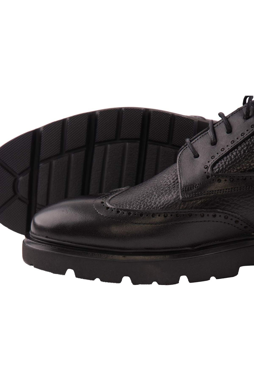 Pegia Men's Leather Shoes DG5017  - Black