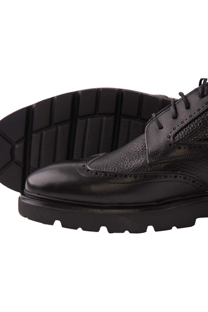 Pegia Men's Leather Shoes DG5017  - Black