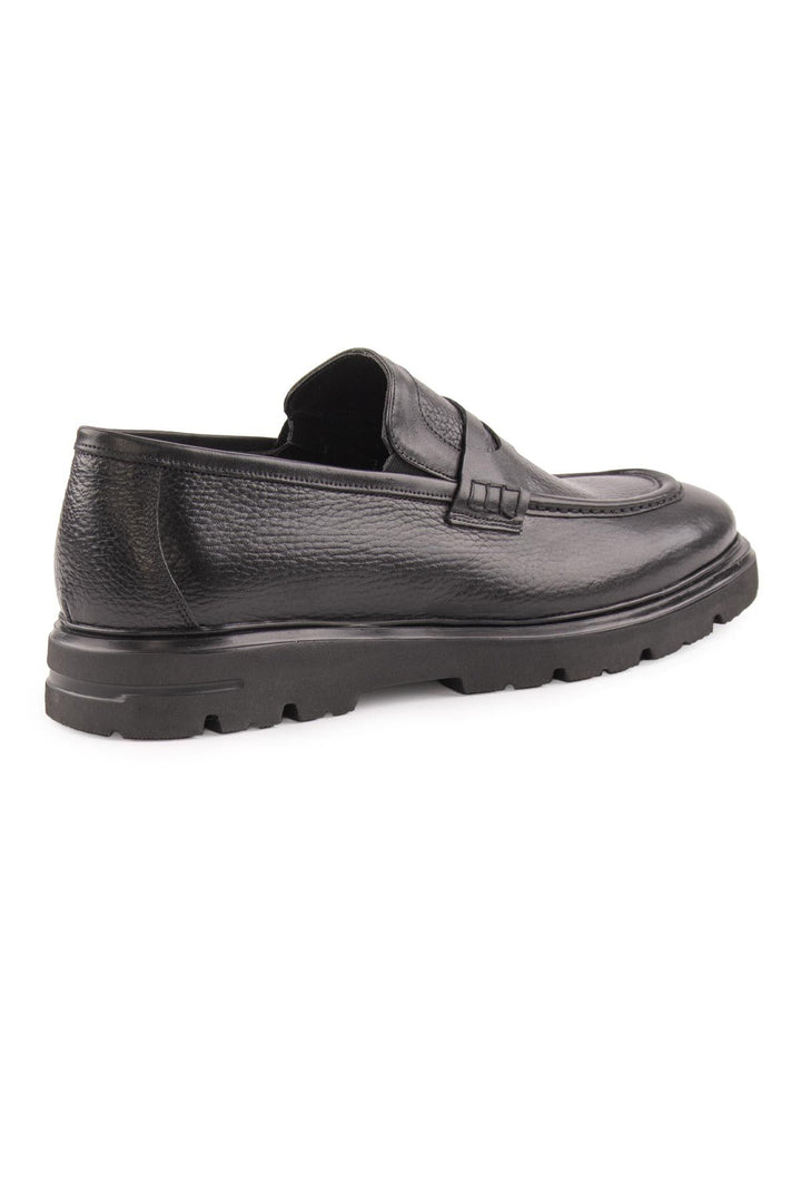 Pegia Men's Leather Shoes DG5018  - Black