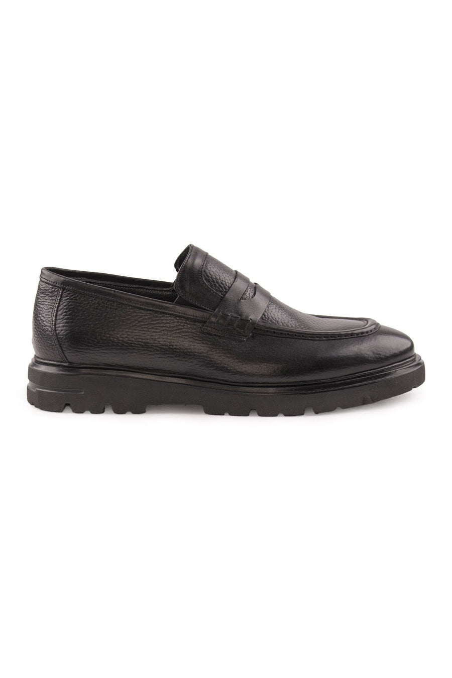 Pegia Men's Leather Shoes DG5018  - Black
