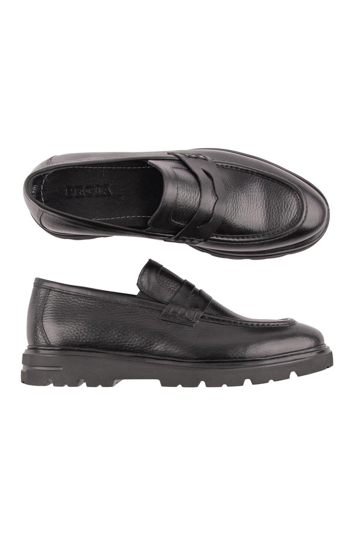 Pegia Men's Leather Shoes DG5018  - Black