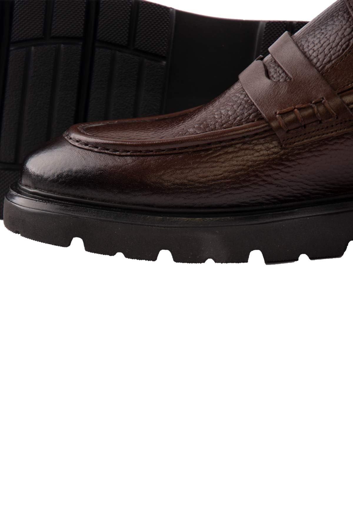 Pegia Men's Leather Shoes DG5018  - Choco