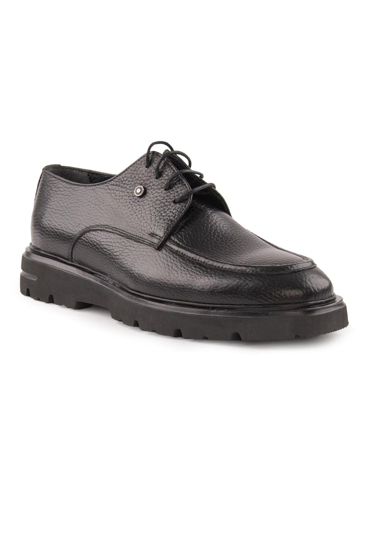 Pegia Men's Leather Shoes DG5019  - Black