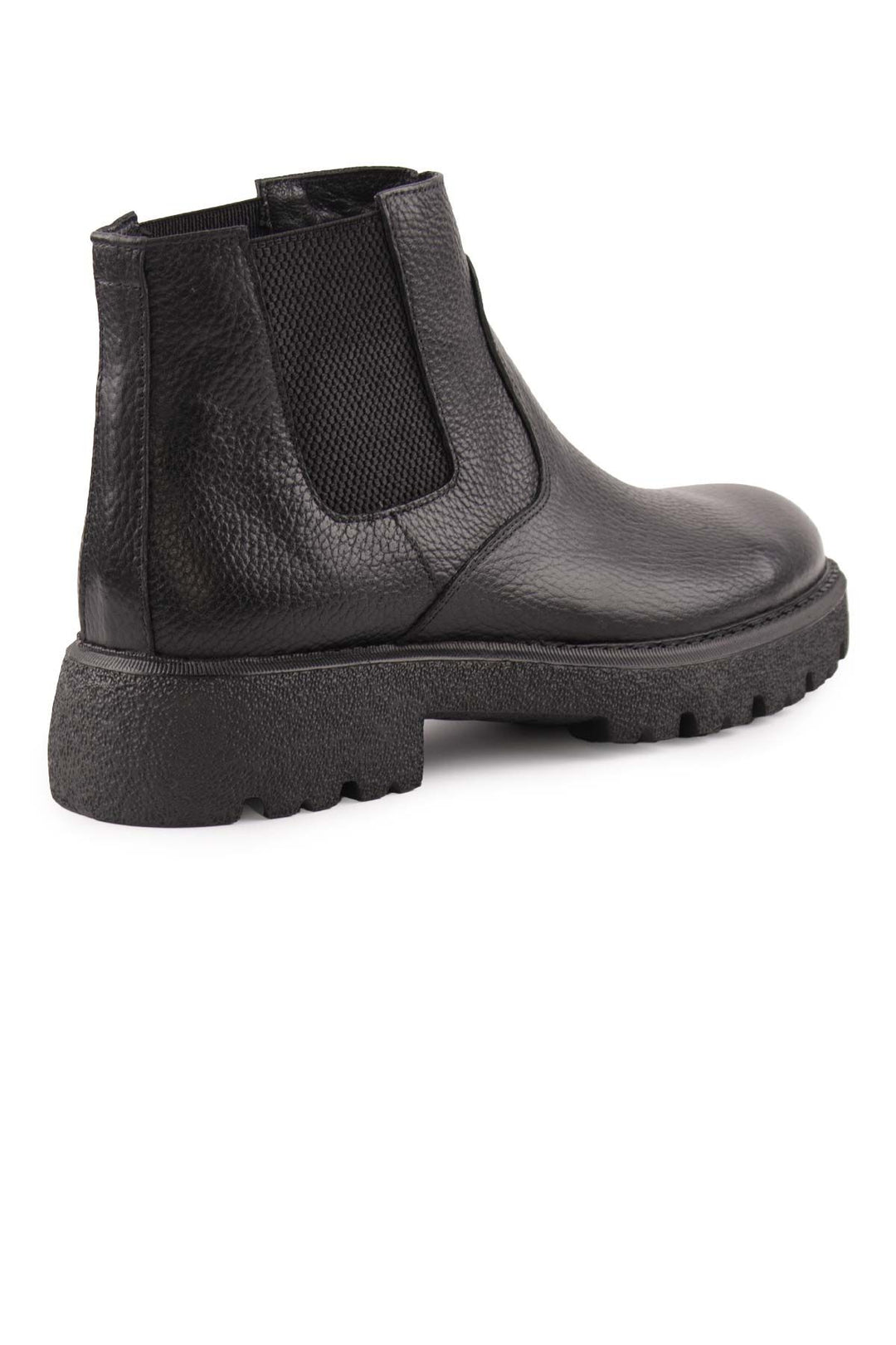 Pegia Men's Leather Chelsea Boots DG5013  - Black