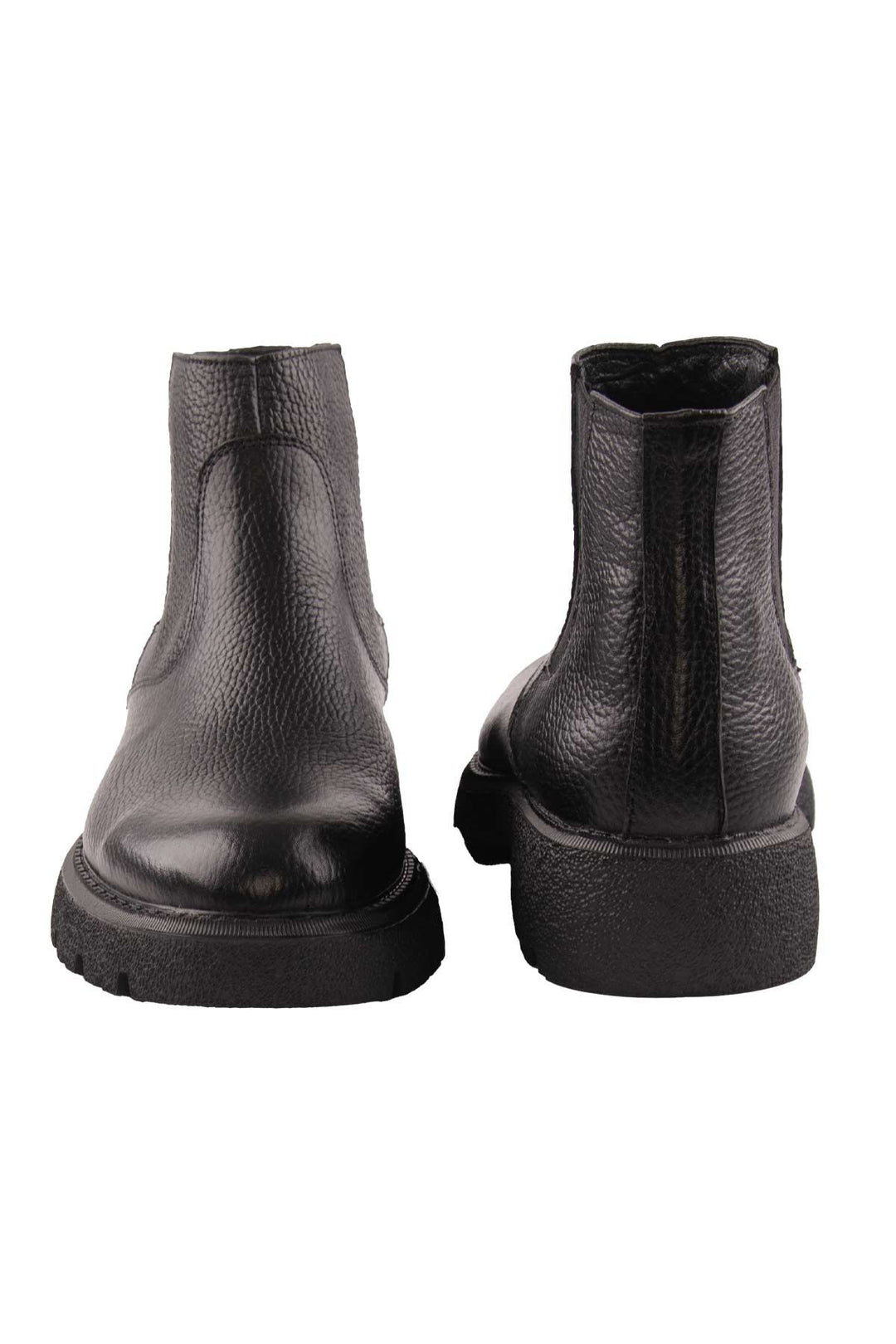 Pegia Men's Leather Chelsea Boots DG5013  - Black