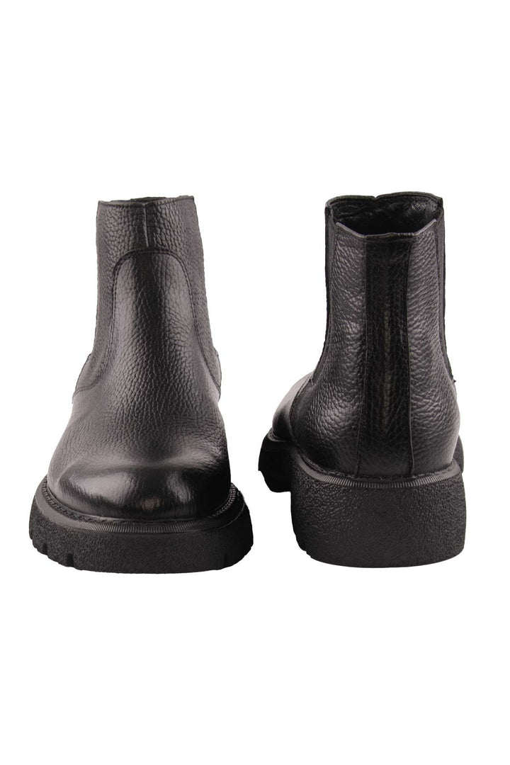 Pegia Men's Leather Chelsea Boots DG5013  - Black