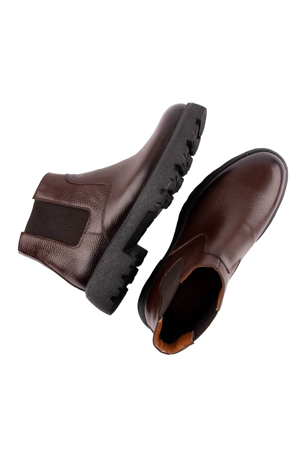 Pegia Men's Leather Chelsea Boots DG5013  - Choco