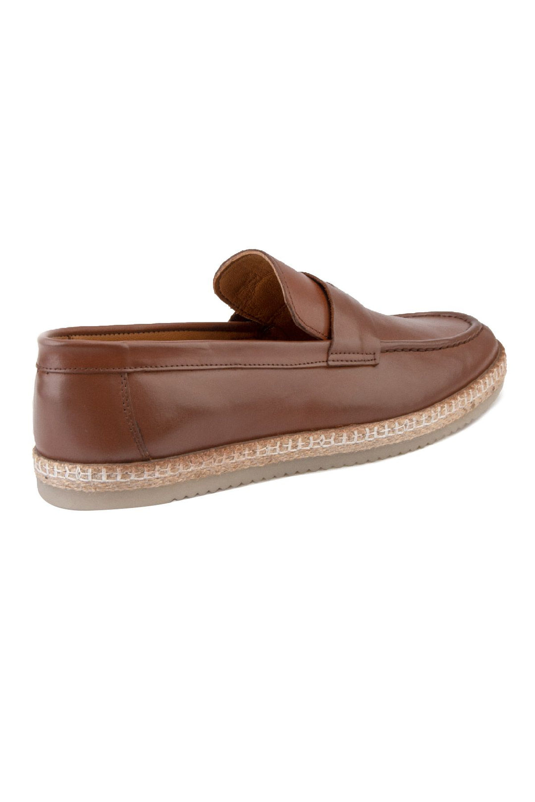 Pegia Men's Leather Espadrille Shoes DG5004  - Chestnut
