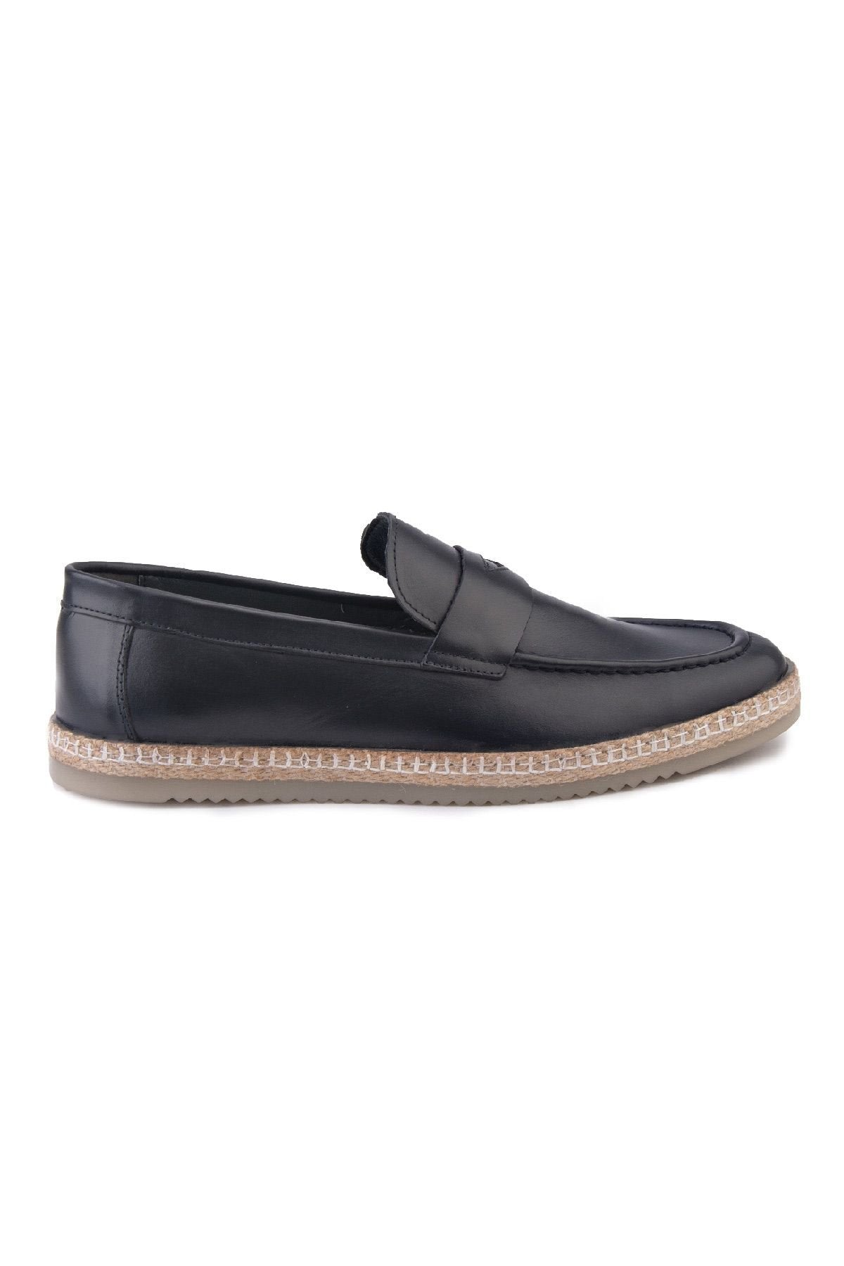 Pegia Men's Leather Espadrille Shoes DG5004  - Navy