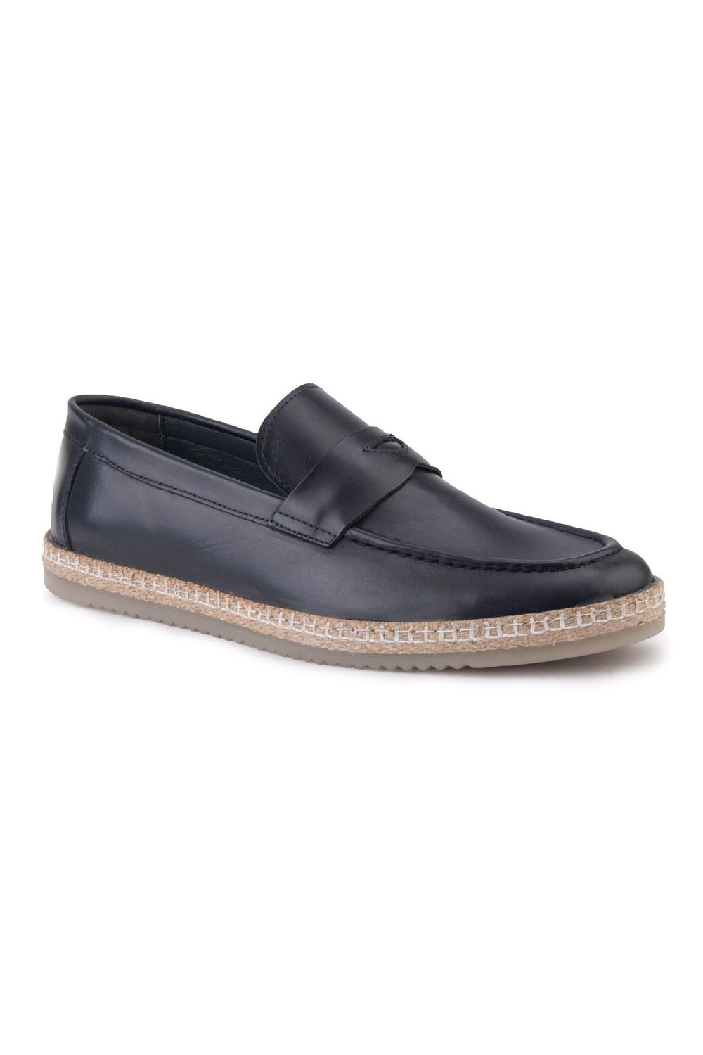 Pegia Men's Leather Espadrille Shoes DG5004  - Navy