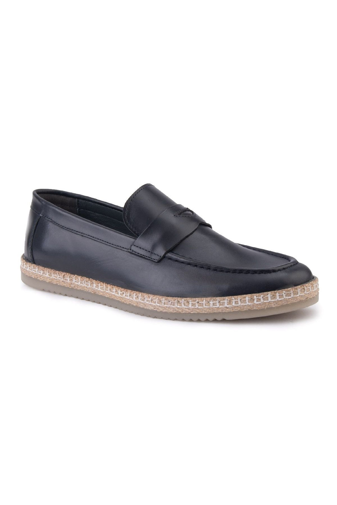 Pegia Men's Leather Espadrille Shoes DG5004  - Navy