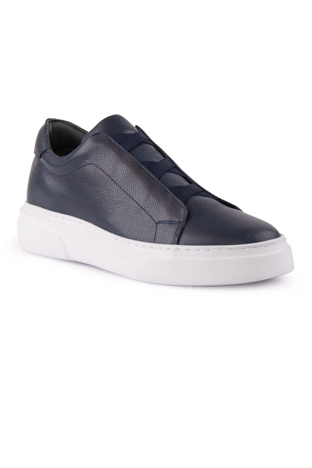 Pegia Leather Men's Sneakers DG5011  - Navy