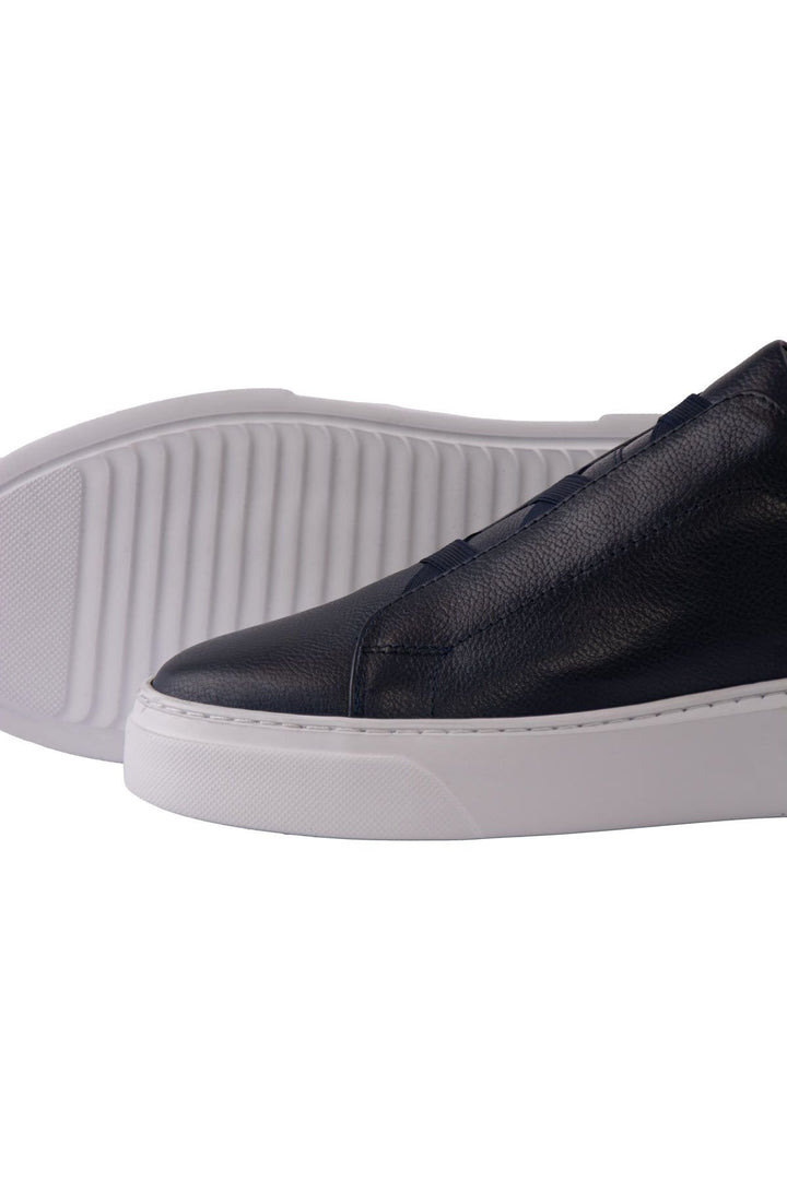 Pegia Leather Men's Sneakers DG5011  - Navy