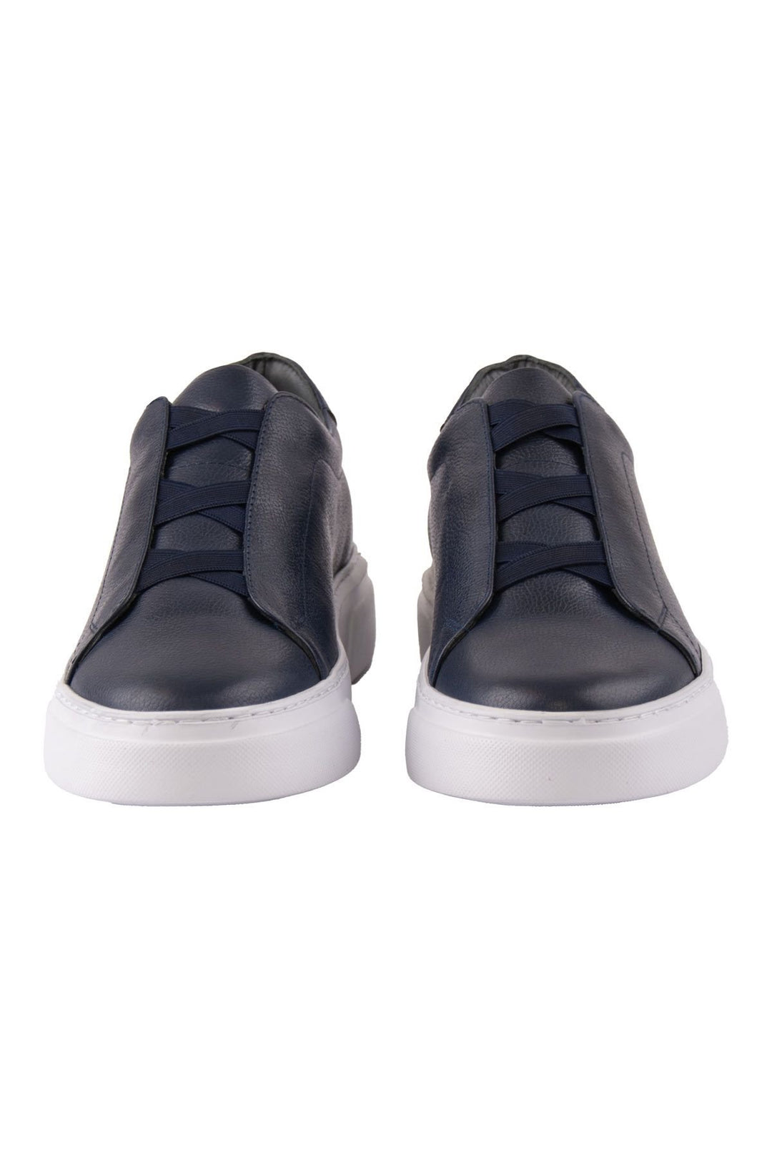 Pegia Leather Men's Sneakers DG5011  - Navy