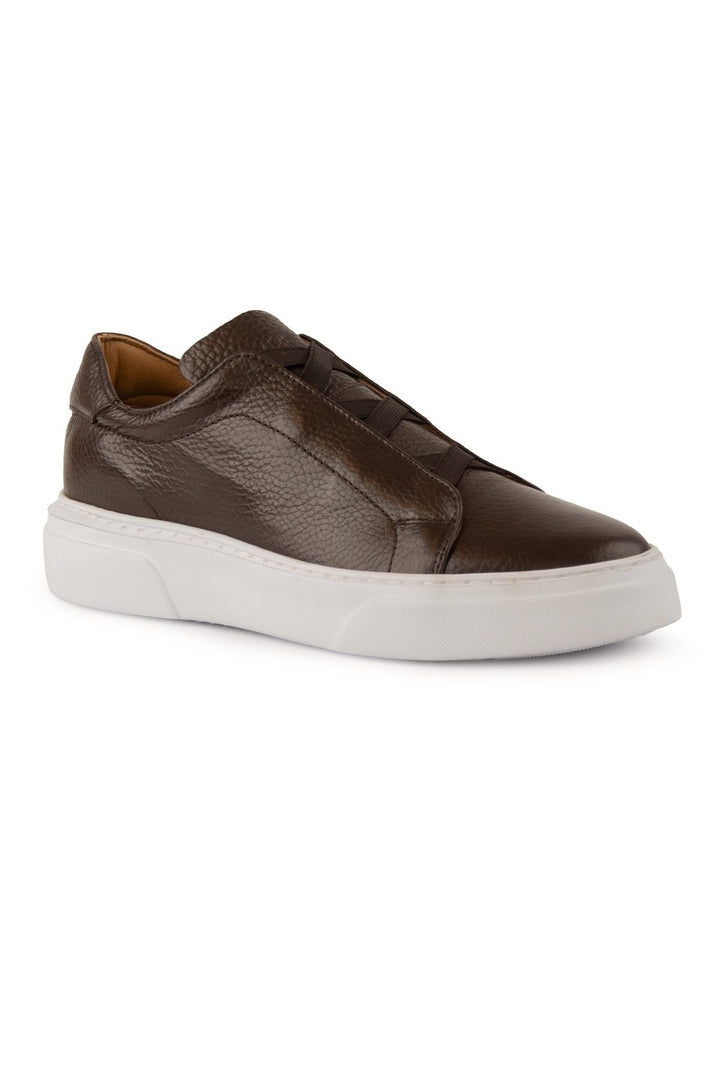 Pegia Leather Men's Sneakers DG5011  - Choco