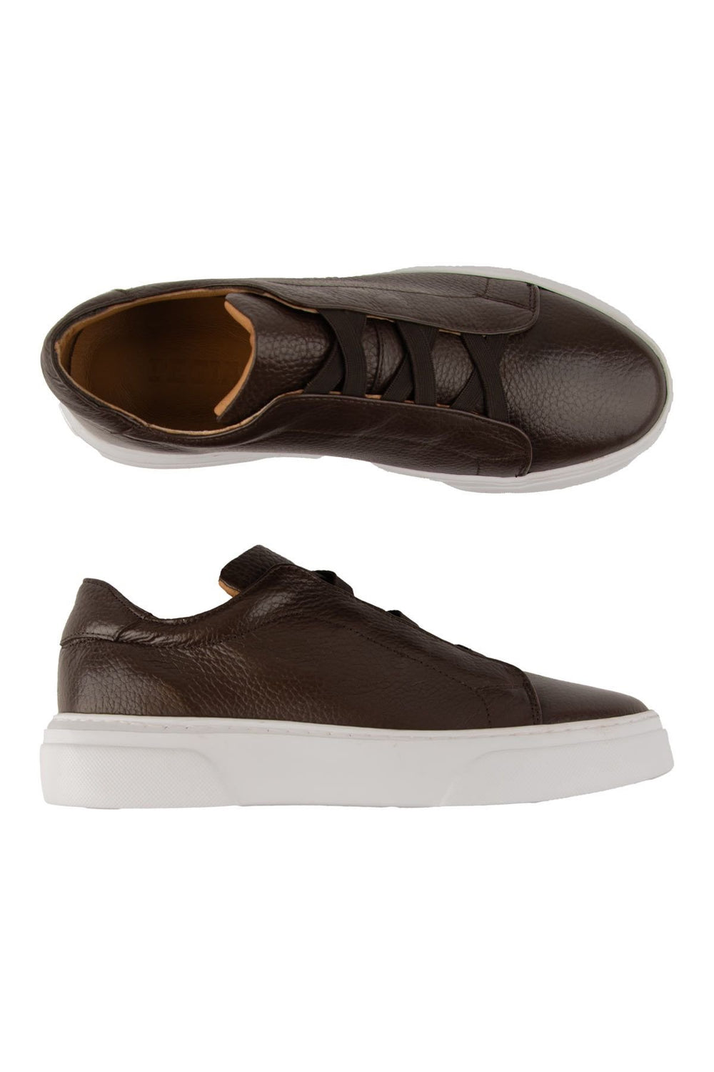 Pegia Leather Men's Sneakers DG5011  - Choco