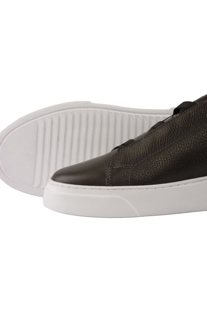 Pegia Leather Men's Sneakers DG5011  - Grey