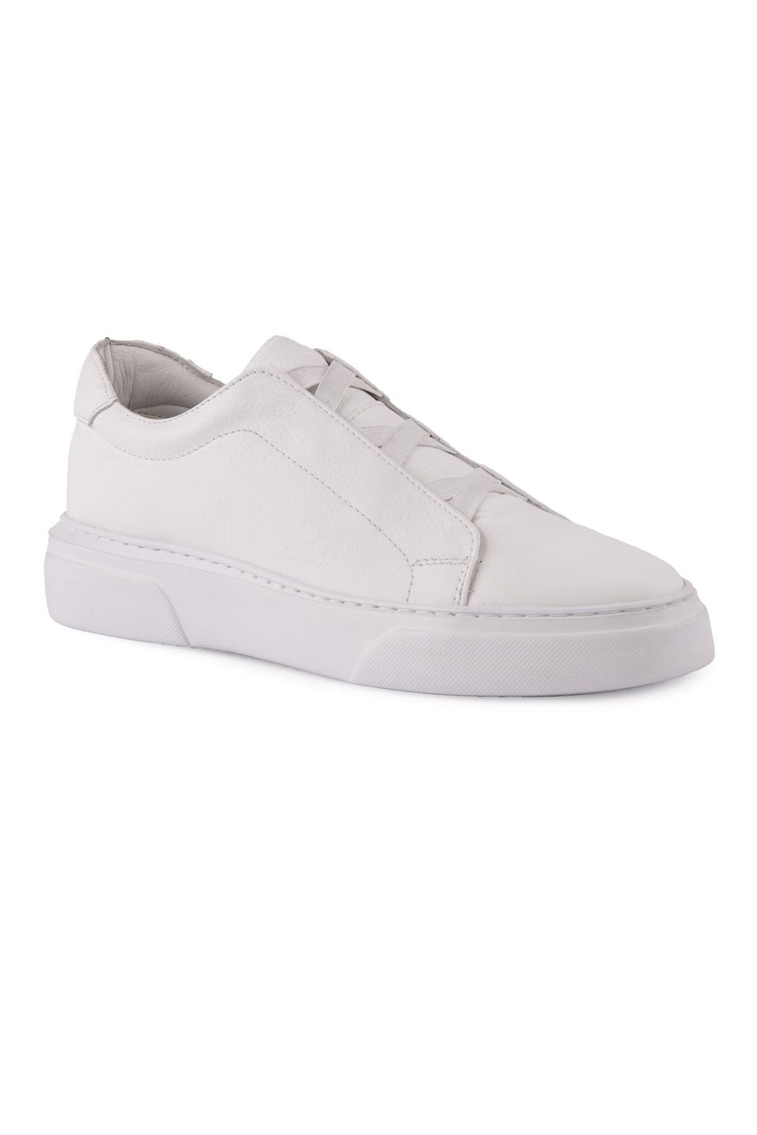 Pegia Leather Men's Sneakers DG5011  - White