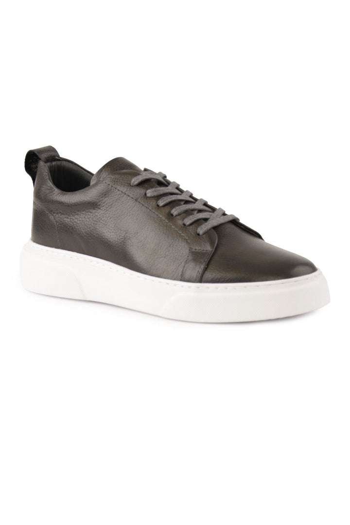 Pegia Leather Men's Sneakers DG5012  - Grey